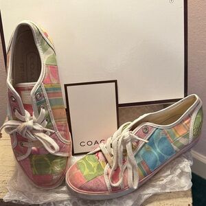 Coach Women's Colorful Canvas Sneakers